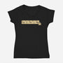 Caffeine Science Periodic Table-Womens-V-Neck-Tee-tobefonseca
