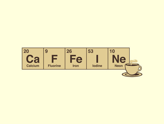 Caffeine Science Periodic Table