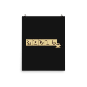 Caffeine Science Periodic Table