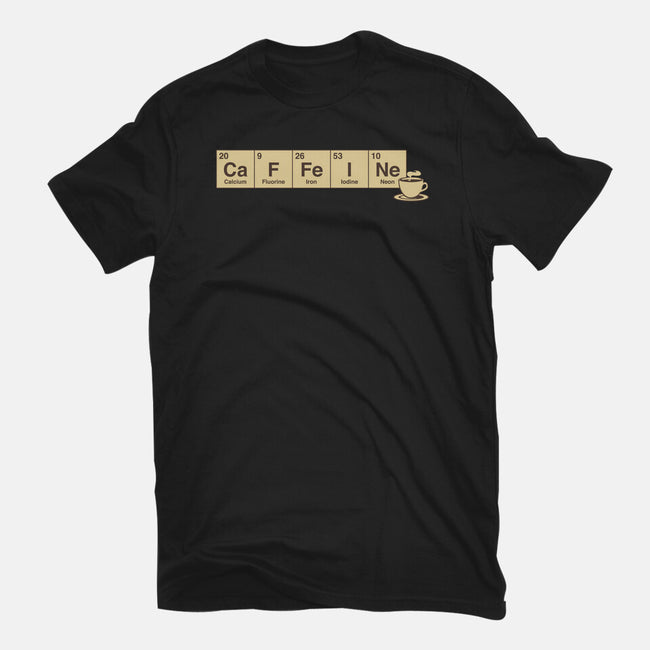 Caffeine Science Periodic Table-Womens-Basic-Tee-tobefonseca