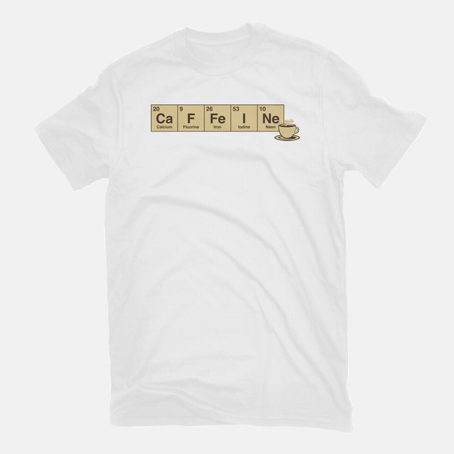 Caffeine Science Periodic Table-Womens-Basic-Tee-tobefonseca