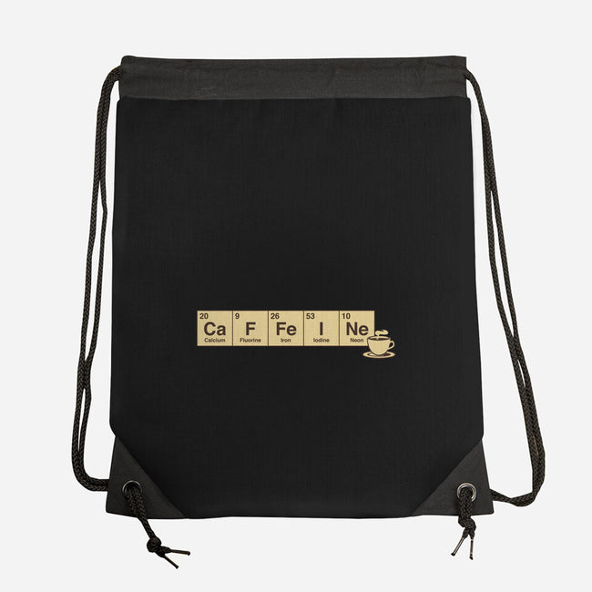 Caffeine Science Periodic Table-None-Drawstring-Bag-tobefonseca