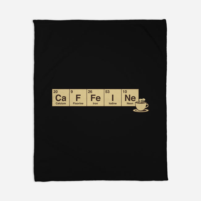 Caffeine Science Periodic Table-None-Fleece-Blanket-tobefonseca