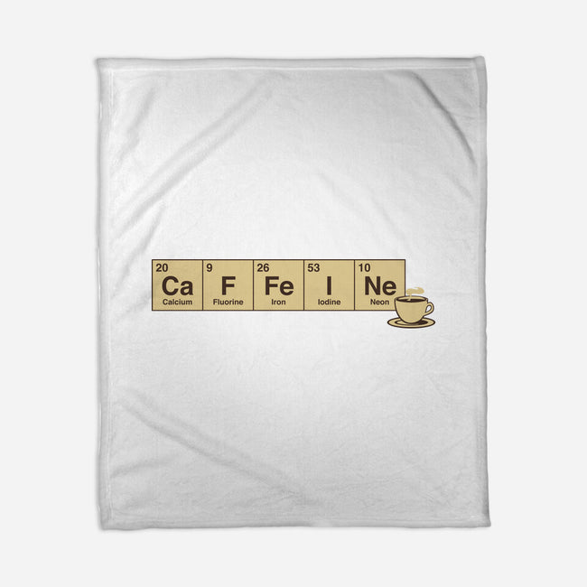 Caffeine Science Periodic Table-None-Fleece-Blanket-tobefonseca