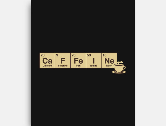 Caffeine Science Periodic Table