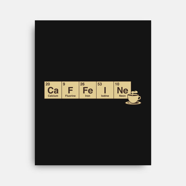 Caffeine Science Periodic Table-None-Stretched-Canvas-tobefonseca