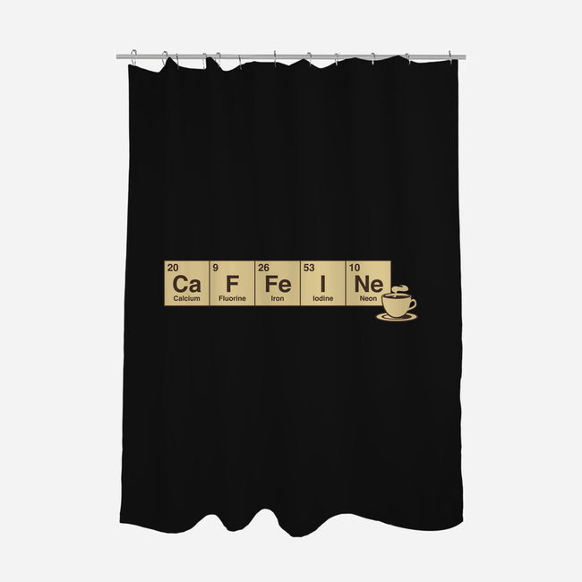 Caffeine Science Periodic Table-None-Polyester-Shower Curtain-tobefonseca