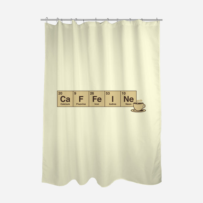 Caffeine Science Periodic Table-None-Polyester-Shower Curtain-tobefonseca