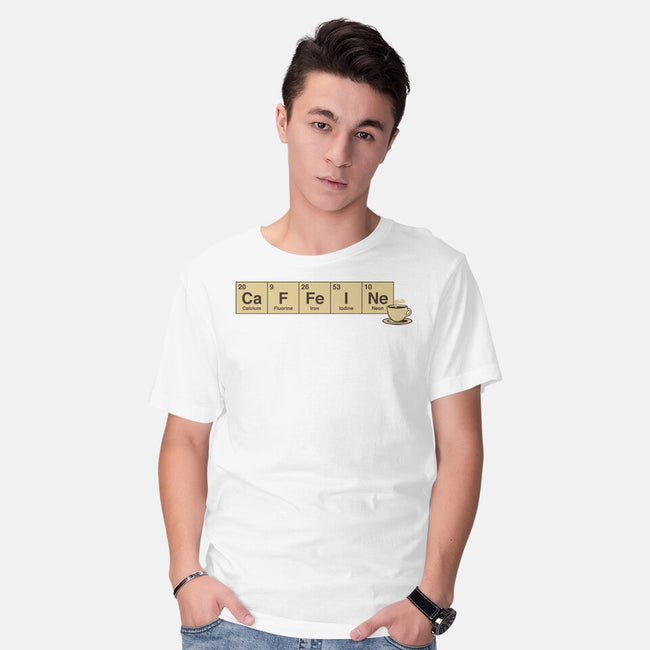 Caffeine Science Periodic Table-Mens-Basic-Tee-tobefonseca