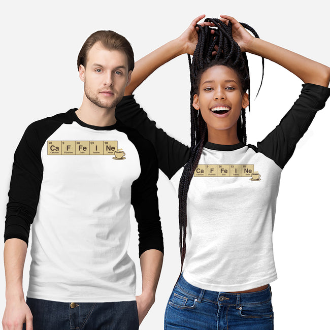 Caffeine Science Periodic Table-Unisex-Baseball-Tee-tobefonseca