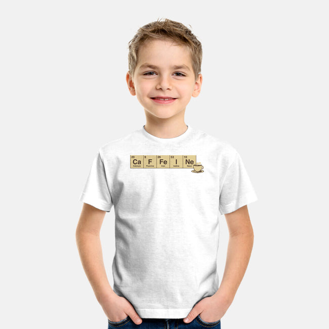 Caffeine Science Periodic Table-Youth-Basic-Tee-tobefonseca
