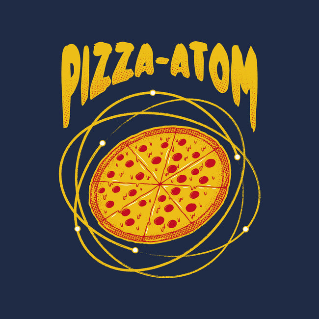 Pizza Atom Science-Womens-V-Neck-Tee-tobefonseca