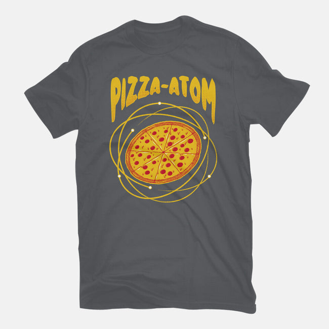 Pizza Atom Science-Womens-Fitted-Tee-tobefonseca