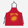Pizza Atom Science-Unisex-Kitchen-Apron-tobefonseca