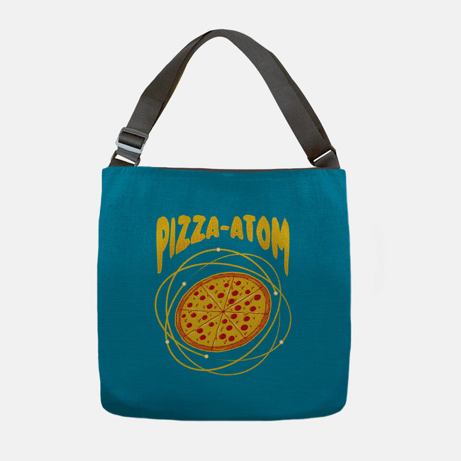 Pizza Atom Science-None-Adjustable Tote-Bag-tobefonseca