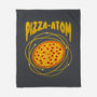 Pizza Atom Science-None-Fleece-Blanket-tobefonseca
