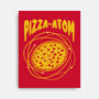 Pizza Atom Science-None-Stretched-Canvas-tobefonseca