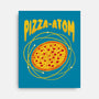 Pizza Atom Science-None-Stretched-Canvas-tobefonseca