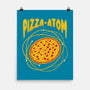 Pizza Atom Science-None-Matte-Poster-tobefonseca
