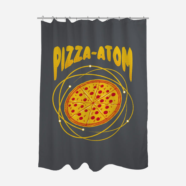 Pizza Atom Science-None-Polyester-Shower Curtain-tobefonseca