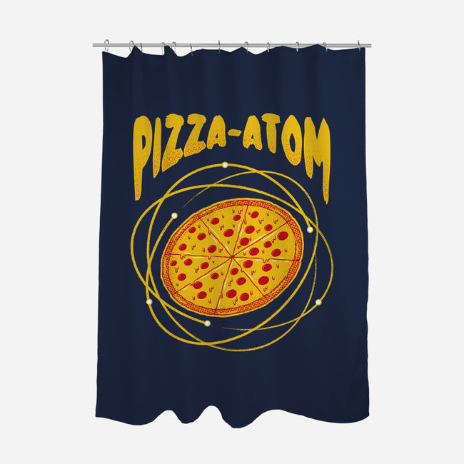 Pizza Atom Science-None-Polyester-Shower Curtain-tobefonseca