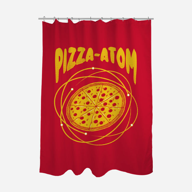 Pizza Atom Science-None-Polyester-Shower Curtain-tobefonseca