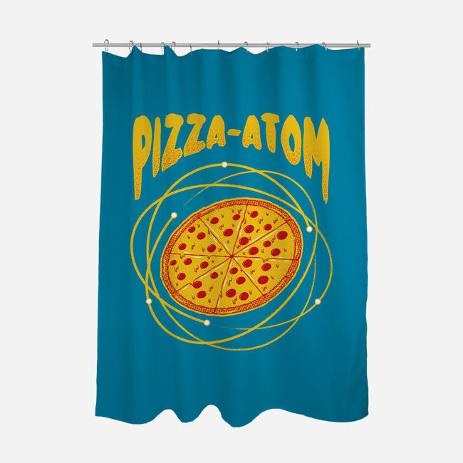 Pizza Atom Science-None-Polyester-Shower Curtain-tobefonseca