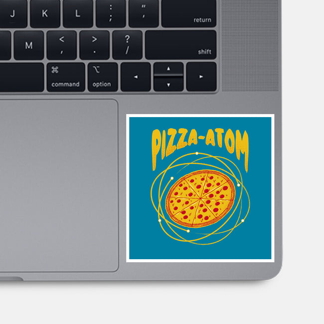 Pizza Atom Science-None-Glossy-Sticker-tobefonseca