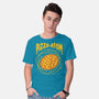 Pizza Atom Science-Mens-Basic-Tee-tobefonseca