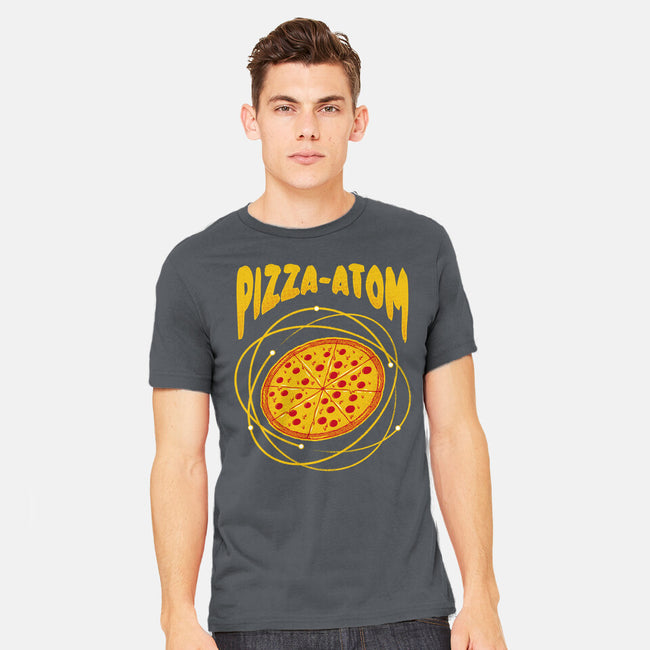 Pizza Atom Science-Mens-Heavyweight-Tee-tobefonseca