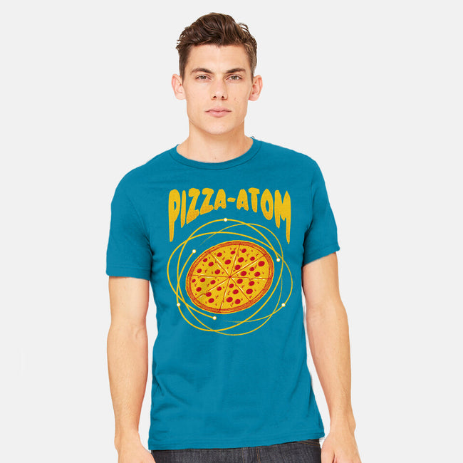 Pizza Atom Science-Mens-Heavyweight-Tee-tobefonseca