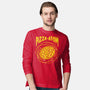 Pizza Atom Science-Mens-Long Sleeved-Tee-tobefonseca