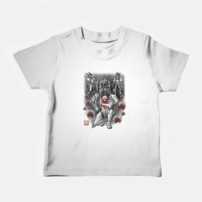 Galactic Bounty Sumi-E-Baby-Basic-Tee-Astrobot Invention