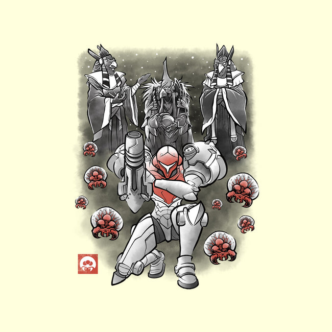 Galactic Bounty Sumi-E-Mens-Premium-Tee-Astrobot Invention