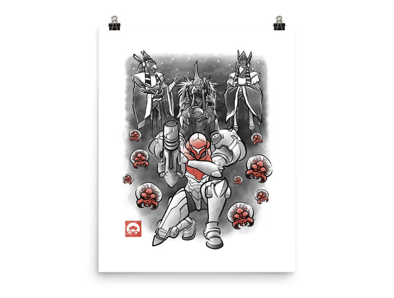Galactic Bounty Sumi-E