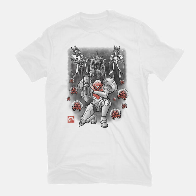 Galactic Bounty Sumi-E-Mens-Basic-Tee-Astrobot Invention