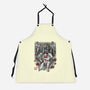 Galactic Bounty Sumi-E-Unisex-Kitchen-Apron-Astrobot Invention