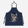Galactic Bounty Sumi-E-Unisex-Kitchen-Apron-Astrobot Invention