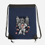 Galactic Bounty Sumi-E-None-Drawstring-Bag-Astrobot Invention