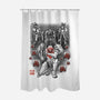 Galactic Bounty Sumi-E-None-Polyester-Shower Curtain-Astrobot Invention
