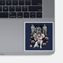 Galactic Bounty Sumi-E-None-Glossy-Sticker-Astrobot Invention