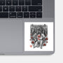 Galactic Bounty Sumi-E-None-Glossy-Sticker-Astrobot Invention