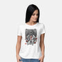 Galactic Bounty Sumi-E-Womens-Basic-Tee-Astrobot Invention