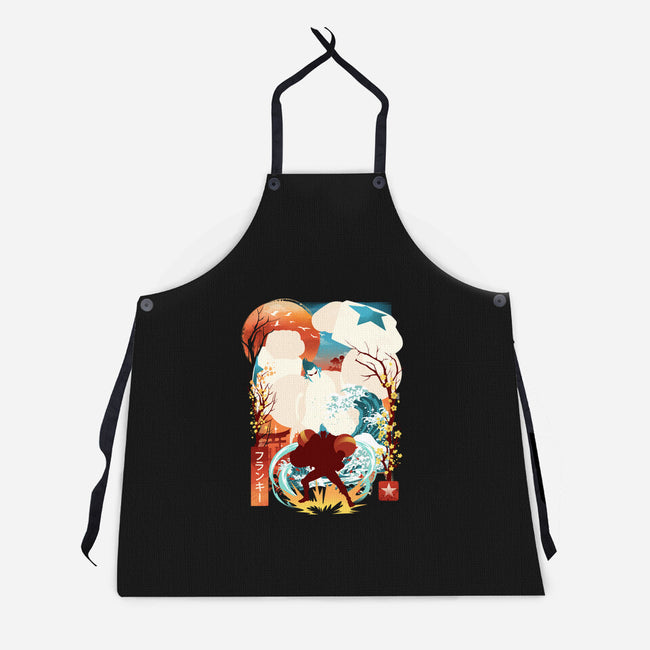Cyborg Pirate-Unisex-Kitchen-Apron-dandingeroz