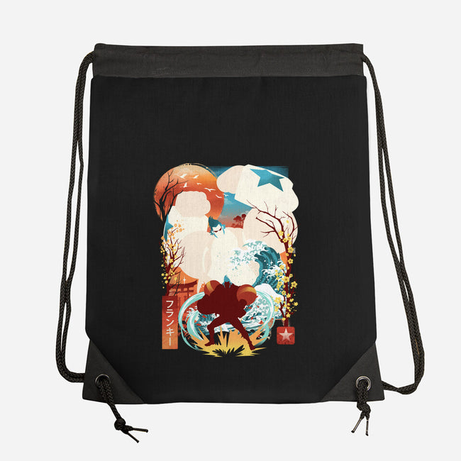 Cyborg Pirate-None-Drawstring-Bag-dandingeroz