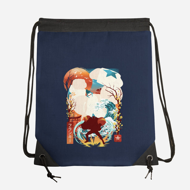 Cyborg Pirate-None-Drawstring-Bag-dandingeroz