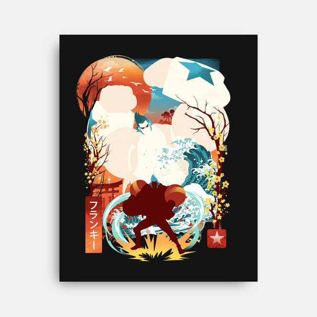 Cyborg Pirate-None-Stretched-Canvas-dandingeroz