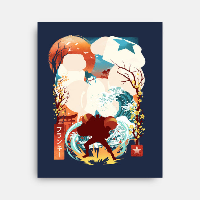 Cyborg Pirate-None-Stretched-Canvas-dandingeroz