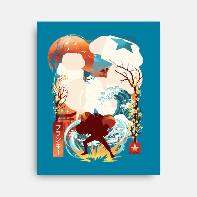 Cyborg Pirate-None-Stretched-Canvas-dandingeroz
