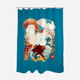 Cyborg Pirate-None-Polyester-Shower Curtain-dandingeroz